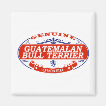 Guatemalan Bull Terrier Refrigerator Magnets
