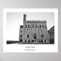Gubbio, Italy Palazzo Poster