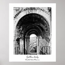 Gubbio, Italy Palazzo Poster