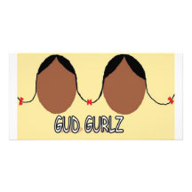 gud gurlz photo greeting card