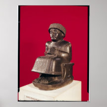 Gudea, Prince of Lagash, dedicated to Print