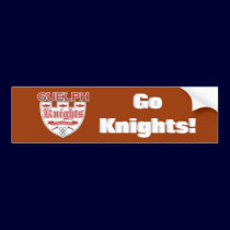 Guelph Knights bumper stickers