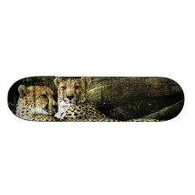 Guépards Lounging la grunge Skateboards Personnalisables