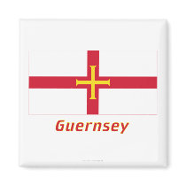 Guernsey Flag with Name