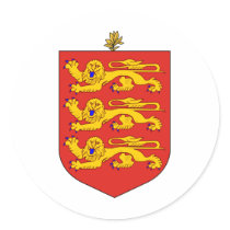 Guernsey Official Coat Of Arms Heraldry Symbol