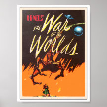 Guerre de l'affiche de film des mondes
