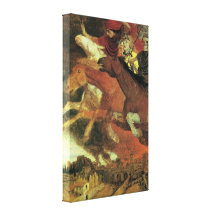 Guerre par Arnold Bocklin Toile Tendue Sur Châssis