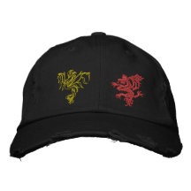 Guerres de dragon casquettes brodées