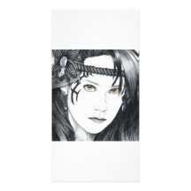 Guerrier d'Amazone (visage) - carte photo Cartes Avec Photo