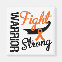 Guerrier de Cancer de rein Magnets Pour Réfrigérateur