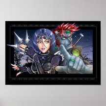 Guerriers de Manga Posters
