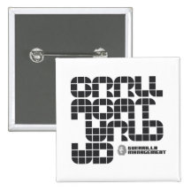 Guerrilla Management Logo 4 Pinback Button