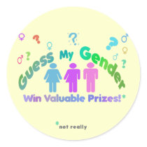 Guess My Gender Stickers
