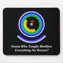 Guess Who Taught Sheldon Everything He Knows? Mousepads