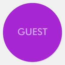 GUEST ROUND STICKERS