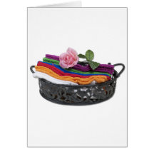 GuestTowelsRose Greeting Cards