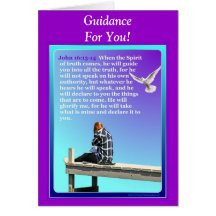 "Guidance For You" Christian Greeting Card
