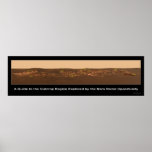 Guide to Rock Outcrop Near Mars Rover Opportunity posters