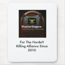 guild, tabardlogo, For The Horde!!Killing Allia... Mouse Pad