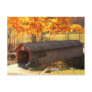 Guilford Vermont Covered Bridge Autumn Post Card