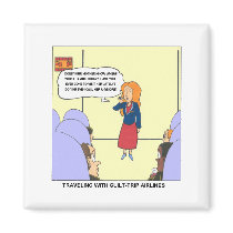 Guilt Trip Airlines Funny Carrtoon Gifts & Tees Magnet
