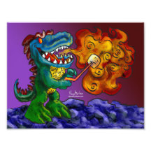 Guimauves de cuisine de dragon de dinosaure avec l photographies d’art