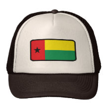 Guinea Bissau flag embroidered effect hat