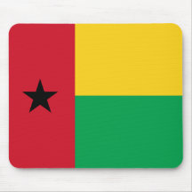 Guinea-Bissau Flag Mousepad
