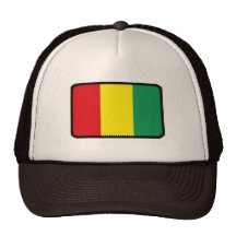 Guinea flag embroidered effect hat