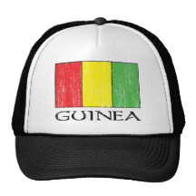 Guinea Flag Mesh Hats