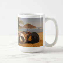 Guinea Pig Buddies on the Beach Mugs
