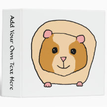 Guinea Pig Cartoon. Binders