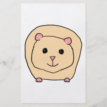 Guinea Pig Cartoon. Custom Flyer