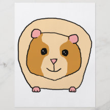 Guinea Pig Cartoon. Flyers