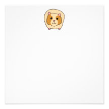 Guinea Pig Cartoon. Personalized Announcements