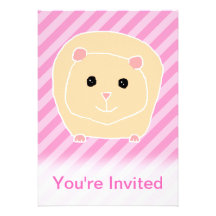Guinea Pig. Custom Announcement