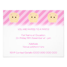 Guinea Pig. Custom Invites