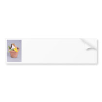 guinea pig in a flowerpot bumper stickers