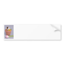 guinea pig in a flowerpot bumper sticker