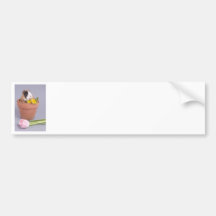 guinea pig in a flowerpot bumper sticker