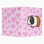 Guinea Pig Love (smooth hair) Vinyl Binder