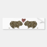 Guinea Pigs in Love Bumper Stickers