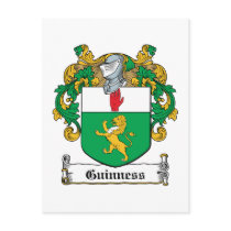 Guinness Family Crest Post Cards