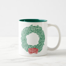Guirlande de Noël Tasse