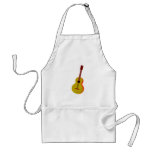 Guitar Abstract Plain Graphic Apron
