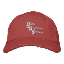 Guitar Acquisition Syndrome Embroidered Baseball Cap