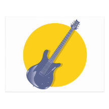 Guitar Badge Postcards