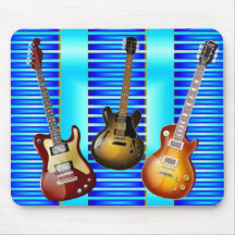 Guitar Blues Mouse Pads