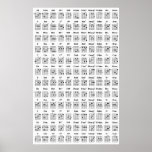 Guitar Chord Chart Posters
