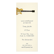 Guitar Custom Invitations